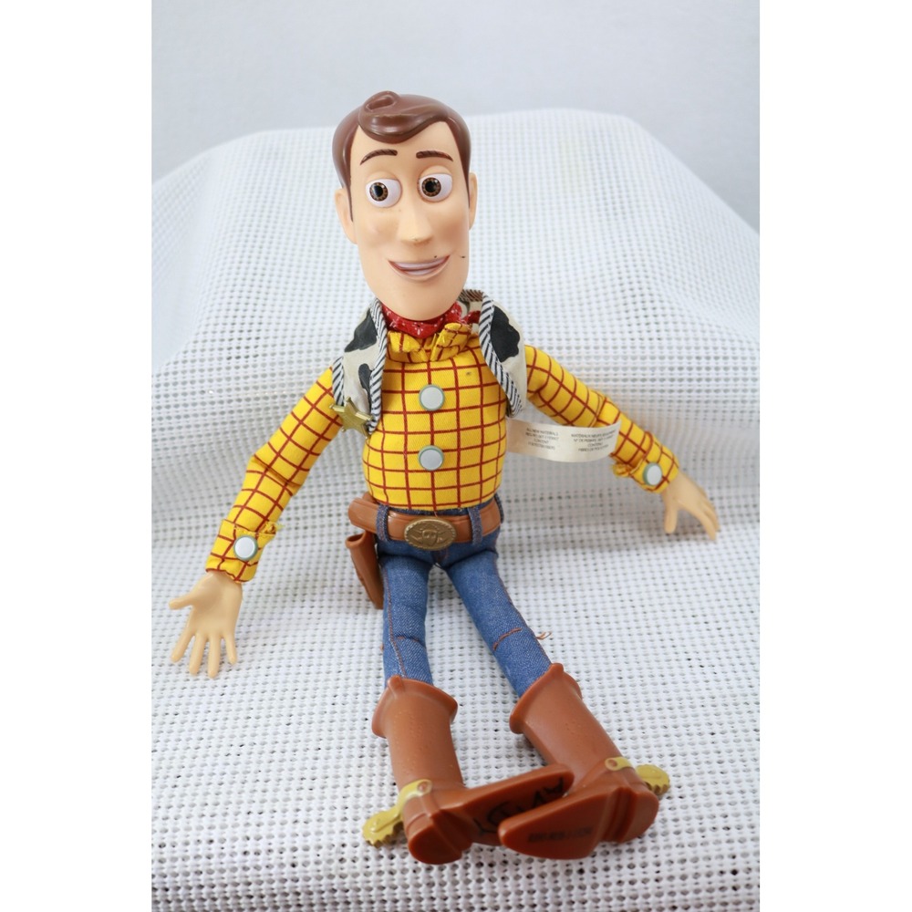 Disney Toy Story Woody Plush Action Figure Unisex Yellow Cowboy Ragdoll 986